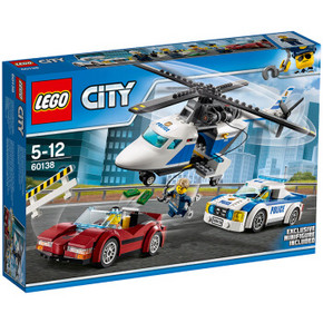 4日0点、前1小时：LEGO 乐高 城市系列 60138 高速追捕 *2件 252元包邮包税（合12