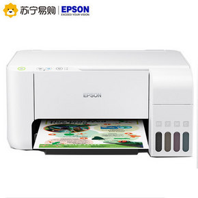 ￥849 爱普生L3106彩色喷墨照片打印机墨仓一体机L380/L383升级