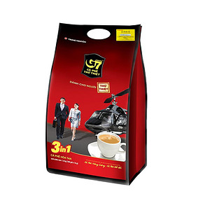 G7 COFFEE 中原 香浓三合一速溶咖啡 100条 1600g *3件 106.29元（合35.43元/件）
