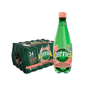 8日0点：巴黎水（Perrier） 西柚味 含气饮料 塑料瓶 500ML*24瓶 *2件 220.2元（需