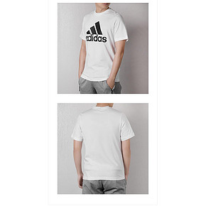 热款 | adidas 休闲短袖T恤 DT9929 白 下单价115