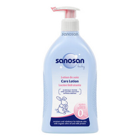 8日0点：sanosan 哈罗闪 婴儿柔护润肤乳 500ml 59元包邮（前1小时） ￥59