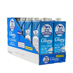 Devondale 德运 进口全脂纯牛奶 1L*10盒 79元 ￥79