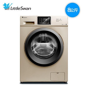 16日0点： LittleSwan 小天鹅 TG80VT712DG5 8公斤全自动变频滚筒洗衣机 1699元包邮