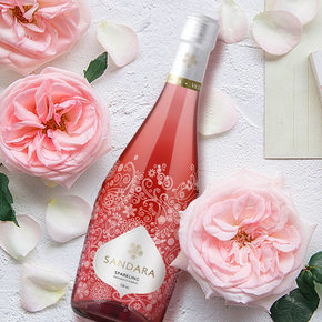 第二件0元！桑德拉甜红气泡酒红酒750ml*4 72.9元包邮