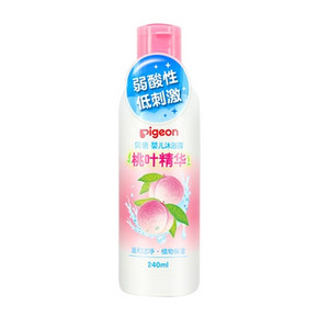 Pigeon 贝亲 桃叶精华沐浴乳 240ml *5件 122.8元包邮（双重优惠，合24.56元/件） 