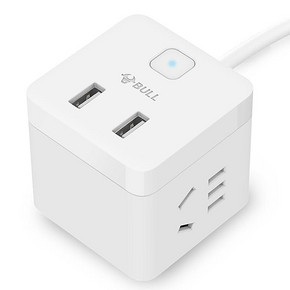 BULL 公牛 U9B122 小魔方带双USB口插座 45元包邮 ￥45