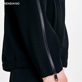 TRENDIANO 3JC4042720 男装冬装潮休闲徽章立领长袖开衫夹克外套 *3件 477.6元（合1