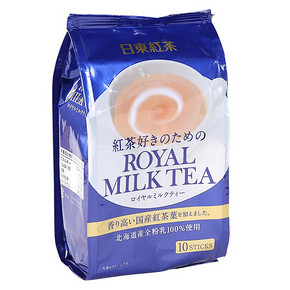 日本进口冲饮 北海道日东红茶经典原味速溶奶茶10条装 2417 25.27元