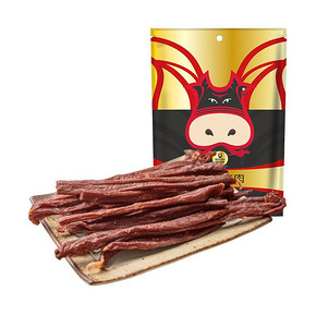 vip会员：科尔沁风干牛肉干原味68g超干 内蒙古特产休闲零食包邮 *5件+凑单