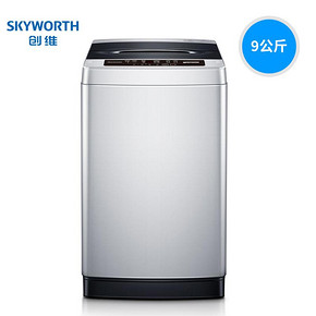 Skyworth/创维T90Q5 9公斤全自动波轮洗衣机家用大容量带甩干 899元