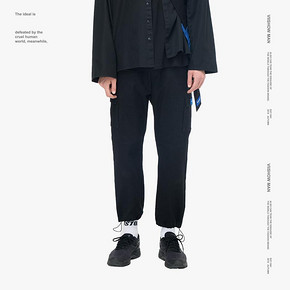viishow春冬新款休闲长裤男 韩版宽松男士直筒裤潮牌工装裤子 *3件 333.9元（