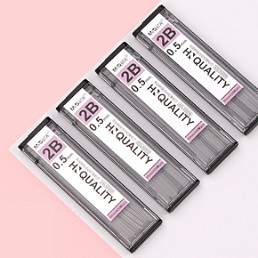 M&G 晨光 自动铅笔笔芯 4盒 送自动笔+橡皮 5.4元包邮 ￥5