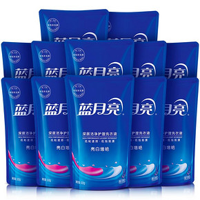 蓝月亮洗衣液袋装机洗专用薰衣草香袋装补充装500g*12袋官网正品 74元