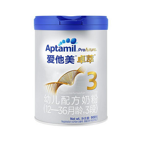 Aptamil爱他美卓萃 欧洲进口 幼儿配方奶粉3段 12-36月 900g  券后216.75元