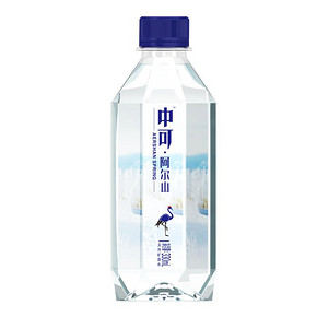 中可阿尔山天然弱碱性软矿泉水小瓶 旅行泡茶会议饮用水330ml*6瓶 14.9元