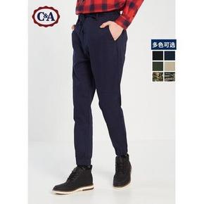 CA立体修身锥形束脚休闲工装裤男士 2019春季新款ECD218059 129元