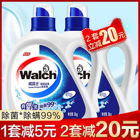 威露士（Walch） 深层洁净洗衣液 6kg *2件 78.86元（需用券，合39.43元/件）