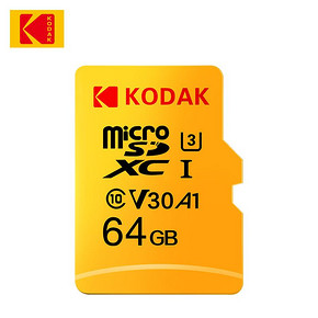 Kodak 柯达 microSDXC UHS-I U1 TF存储卡 64GB 39.9元包邮