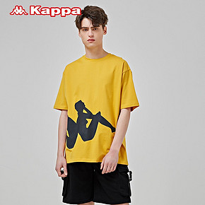 KAPPA卡帕情侣男女运动宽松休闲T恤 促销价219