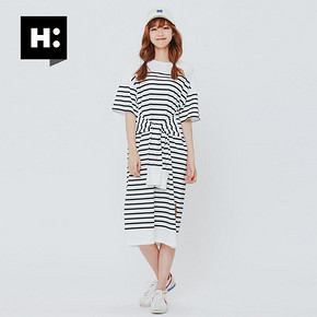 H:CONNECT 女士条纹连衣裙 88元