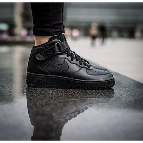 Nike Air Force 1 黑色Mid 实付到手519元