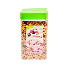 8日0点：DAN.D.PAK 丹帝 蔓越莓腰果麦片 700g *2件 62.55元（前2小时）