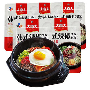 大喜大 韩式辣椒酱 40g*5袋 9.9元包邮 ￥10