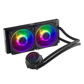 酷冷至尊（COOLERMASTER） P240 ARGB 一体式水冷散热器 919元