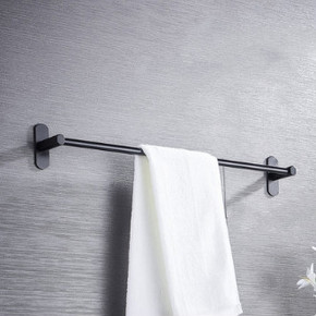 田园沐歌 免打孔毛巾架 单杆30/40/50/60cm 19元包邮 ￥19