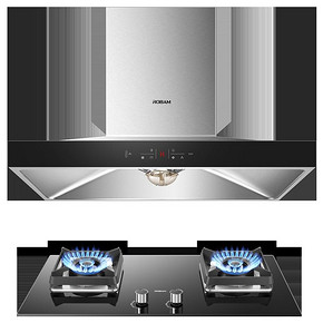 Robam/老板 67A7+37B0烟灶套装抽油烟机燃气灶欧式大吸力顶吸 5399元