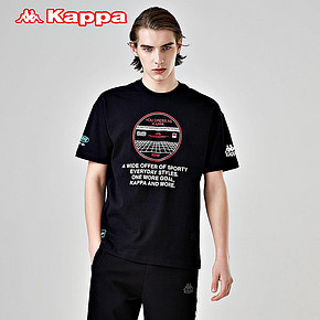 Kappa卡帕 男款运动短袖休闲T恤夏季半袖 2019新款|K0912TD60D 159元