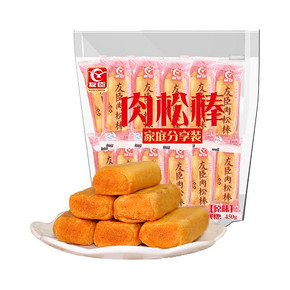 友臣肉松棒 450g肉松饼 特产早餐网红小吃饼干糕点心 *4件 37元（需用券，合9