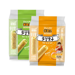 米老头多谷果子240g*2包粗粮糙米卷夹心米果能量棒膨化休闲零食 16.8元