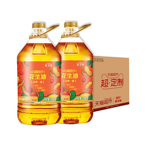 金龙鱼 不油腻轻年 压榨一级花生油 3.68L*2 食用油 *2件 209.86元（合104.93元/件