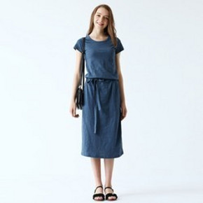 ￥44.25 艾米恋 Q95041 女士短袖连衣裙