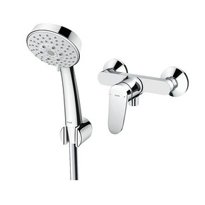 TOTO卫浴 花洒头 新款五功能手持花洒TBW01018B简易淋浴龙头套装 219元