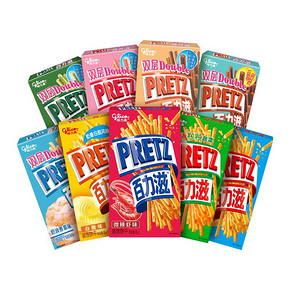 88VIP：glico 格力高 双层百力滋饼干 9盒装 *5件 64.52元包邮（双重优惠） ￥40