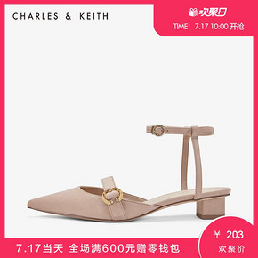 17日10点： CHARLES & KEITH CK1-61680045 女士凉鞋 203元
