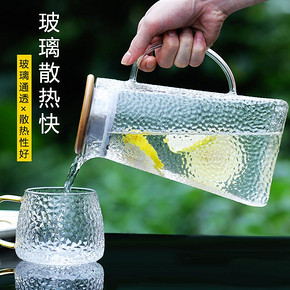 ￥29.9包邮 邦贝贝 耐高温玻璃冷水壶