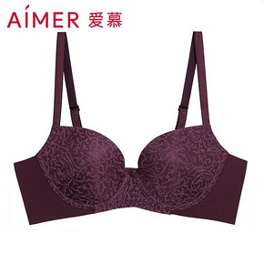 aimer轻畅之旅3/4薄模杯冲孔性感聚拢女内衣文胸AM111231 139元