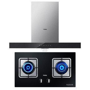 Haier/海尔 E900T6R+QE5B1抽油烟机燃气灶具套餐烟灶套装 1584元