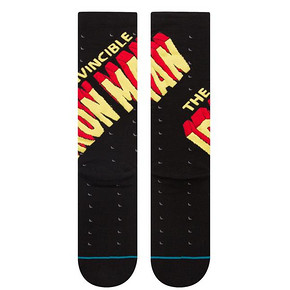 STANCE 钢铁侠时尚中筒袜 M546D18INV-BLK 立减9，到手只需180