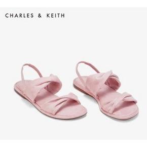 ￥169 CHARLES&KEITH 双扭结饰女士平底凉鞋