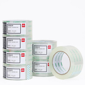 得力（deli） 30246 封箱胶带 48mm*40y(36.6米) 5卷装 9.8元