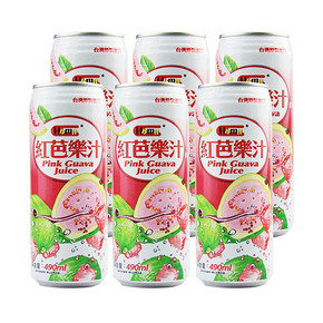 88VIP：Hamu 红芭乐果汁 490ml*6罐 *5件 64.77元（合12.95元/件）