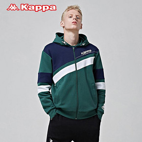 KAPPA卡帕男运动卫衣休闲针织开衫帽衫外套|K0852MK25D 219元