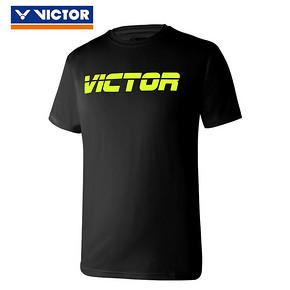 VICTOR/威克多羽毛球服男女短袖夏款T恤圆领80066 62元