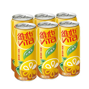 维他 柠檬茶310mL*6罐/组天然红茶+真正柠檬汁 新旧包装随机发货 *8件 114.4元