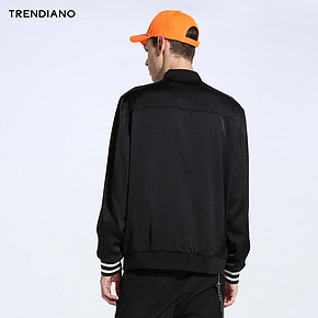 TRENDIANO男装春装潮印花字母正反两穿棒球服夹克外套3JC1041320 *3件 717.6元（合